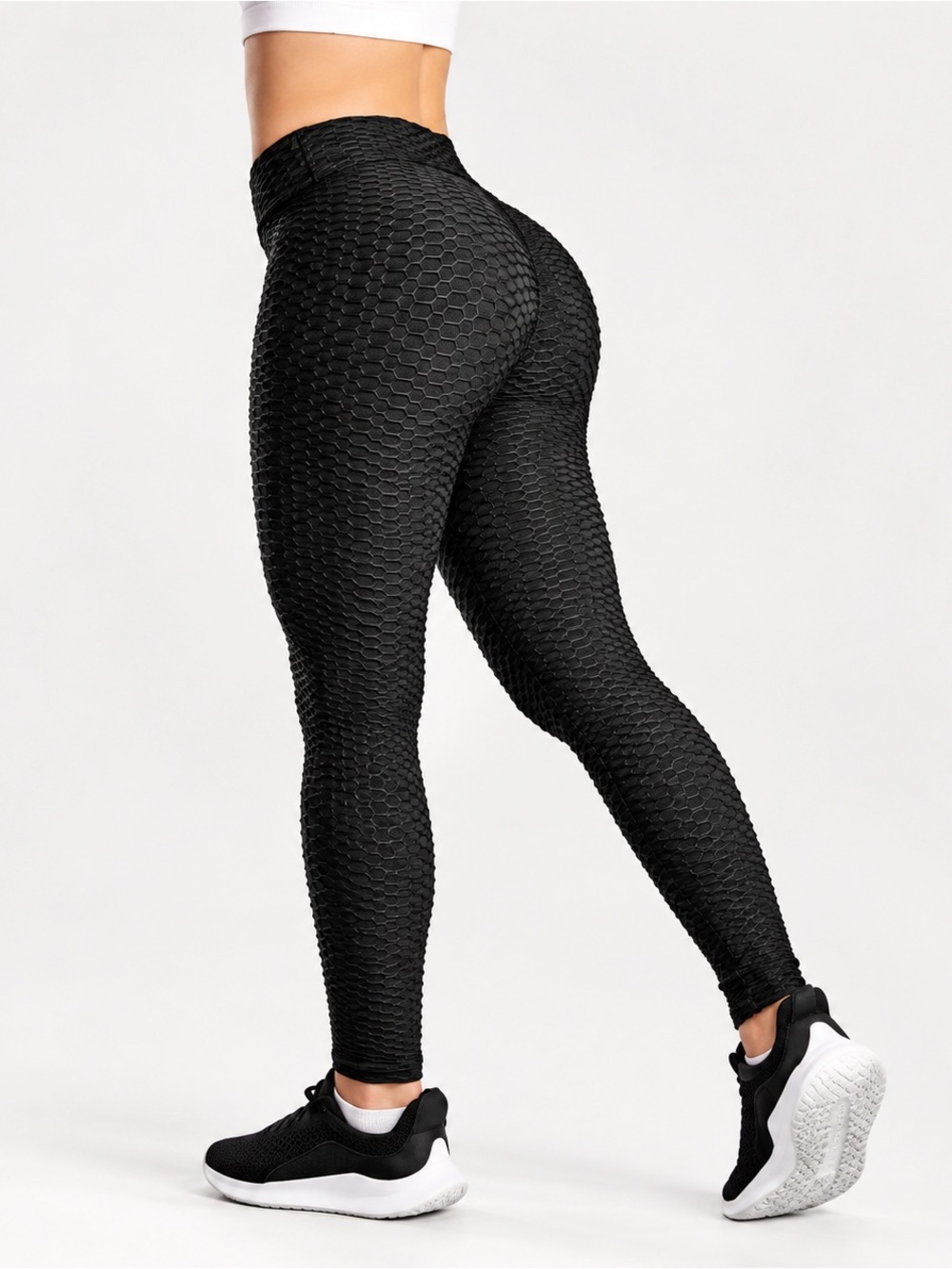 Anti-Cellulite Push-up Leggings in Black
